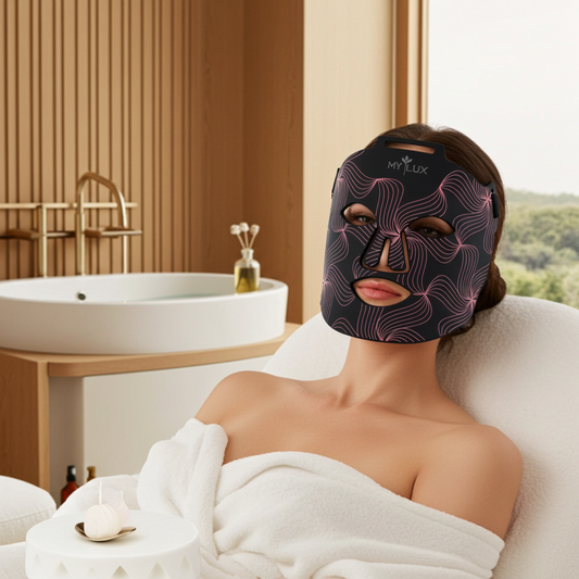 MyLux-15 masque led anti-ancé & anti-âge - résultats visibles en 3 semaines